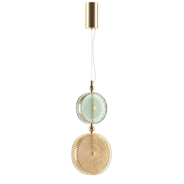 Светильник подвесной Lolly Pop Gold green/yellow