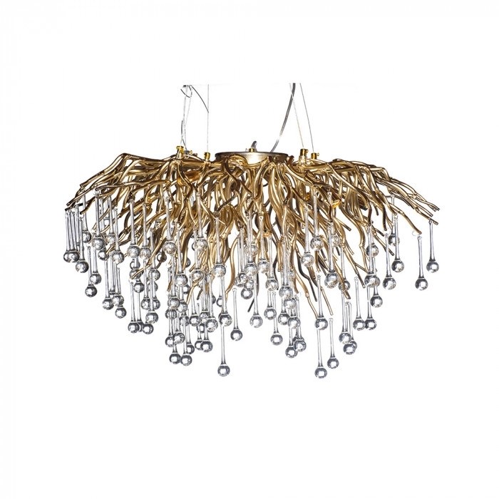 Люстра Droplet Chandelier Gold D100