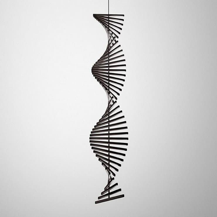 Люстра Rhythm Vertical 119 в стиле Vibia
