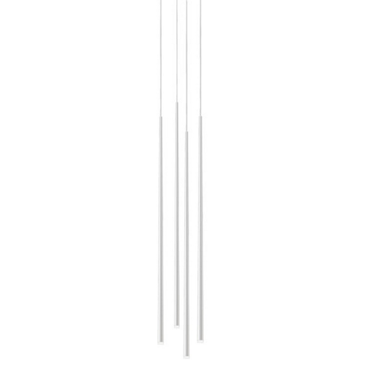 Люстра Slim 4 White Round в стиле Vibia