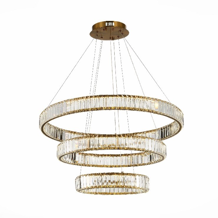 Люстра подвесная Bertolda Verical Brass Brass 3 80/60/40