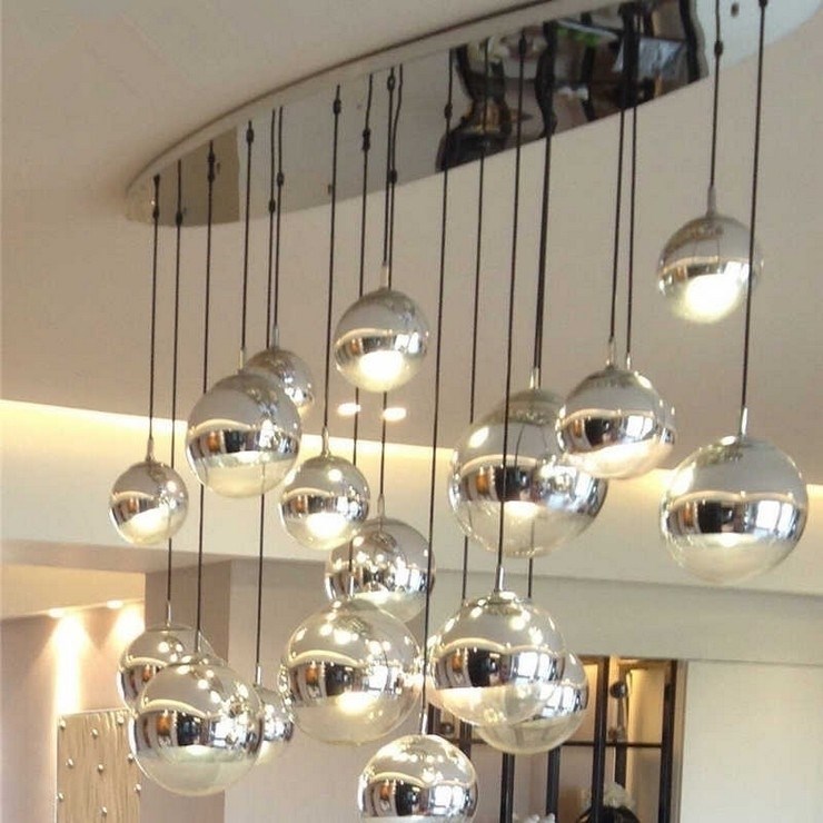 Люстра Mirror Ball IV D15/25/40 в стиле Tom Dixon
