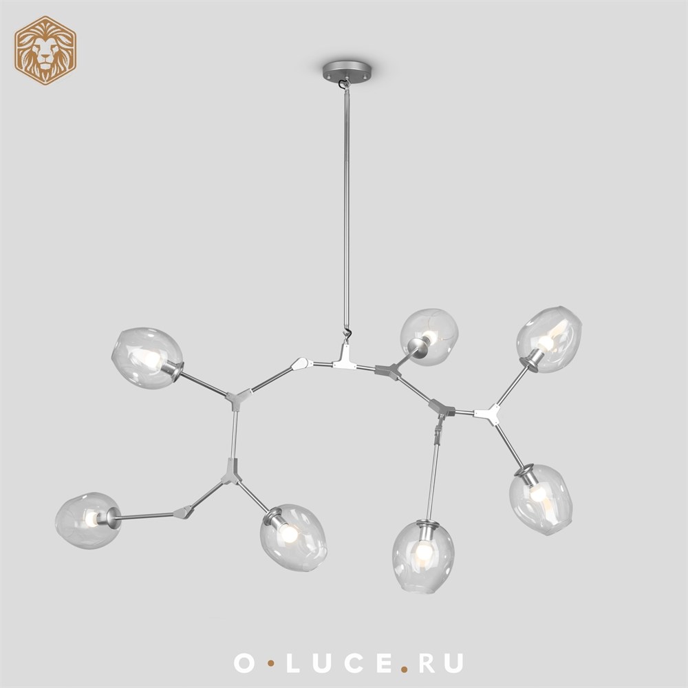 Люстра Branching Bubbles 7 Nickel