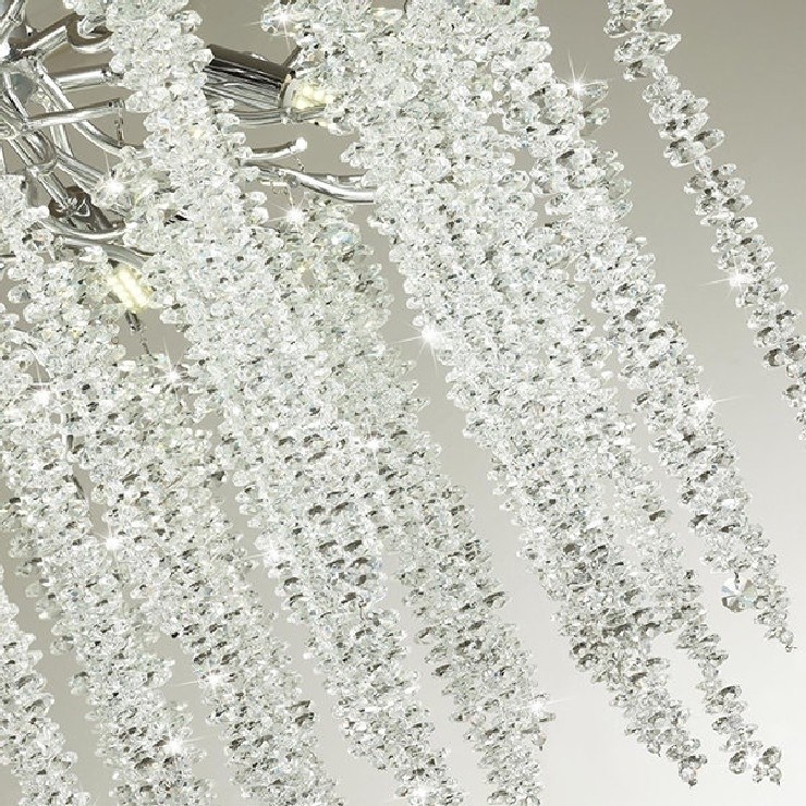 Люстра Sinfonia di Luce Silver Long  L 180 см