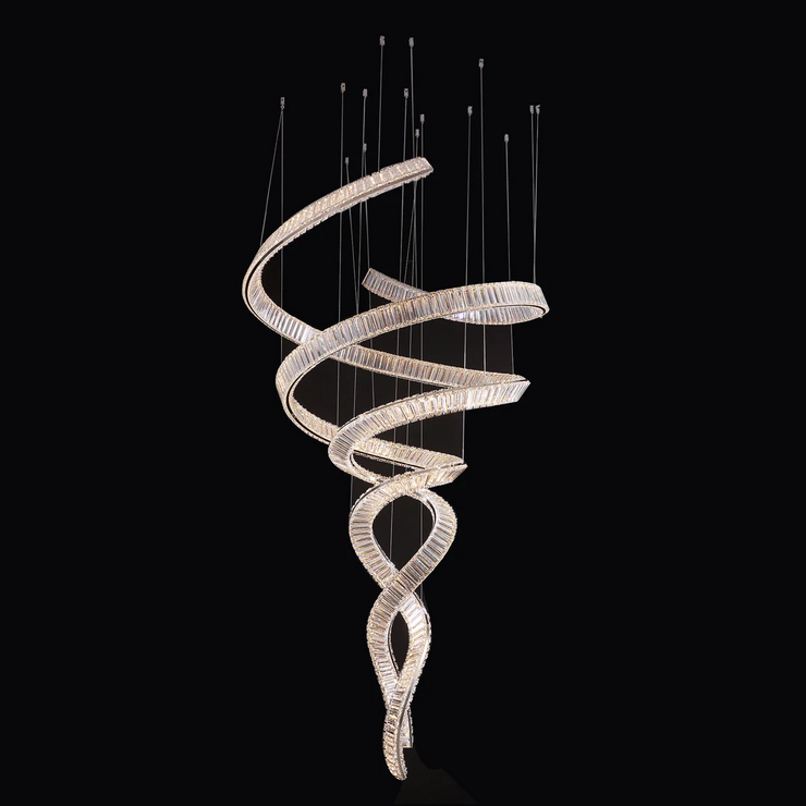 Люстра подвесная Bertolda spiral Gold D80