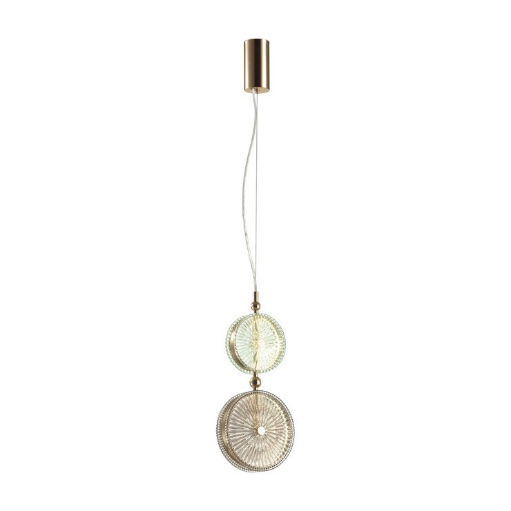 Светильник подвесной Lolly Pop Gold green/light brown