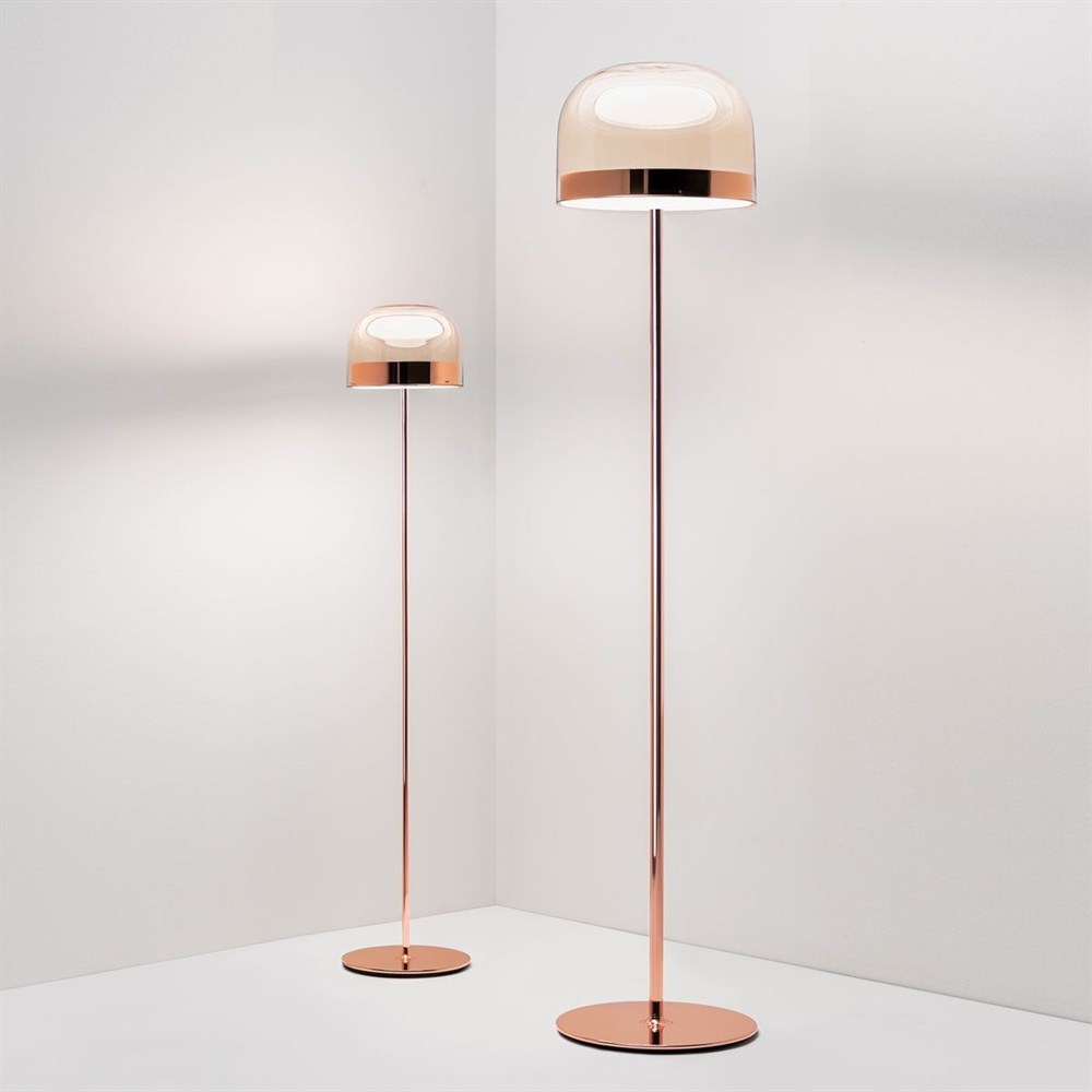 Торшер Equatore L Amber and Copper