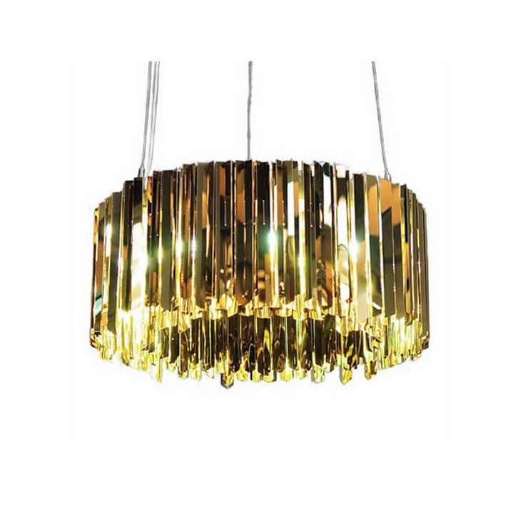 Люстра Facet 12 Chrome Gold в стиле Tom Kirk