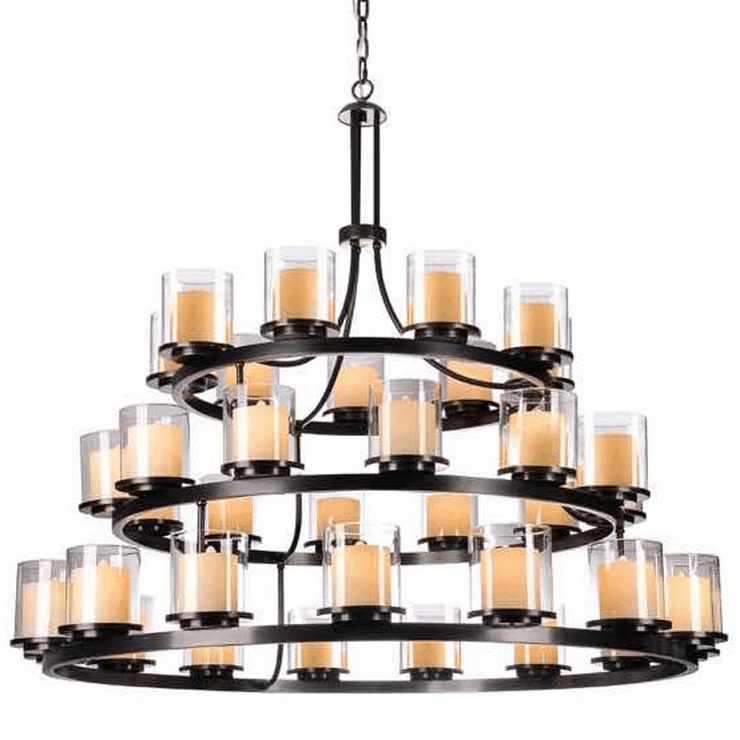 Люстра Minneapolis, Black+gold Shade glass D139*H118/225 cm