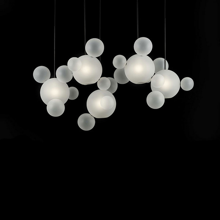 Светильник Bolle Zigzag 24 Bubbles Frosted