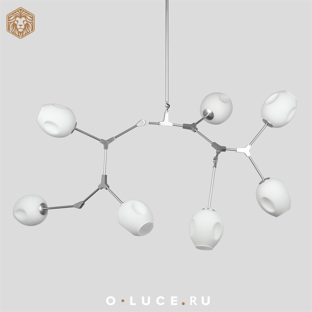 Люстра Branching Bubbles 7 Nickel