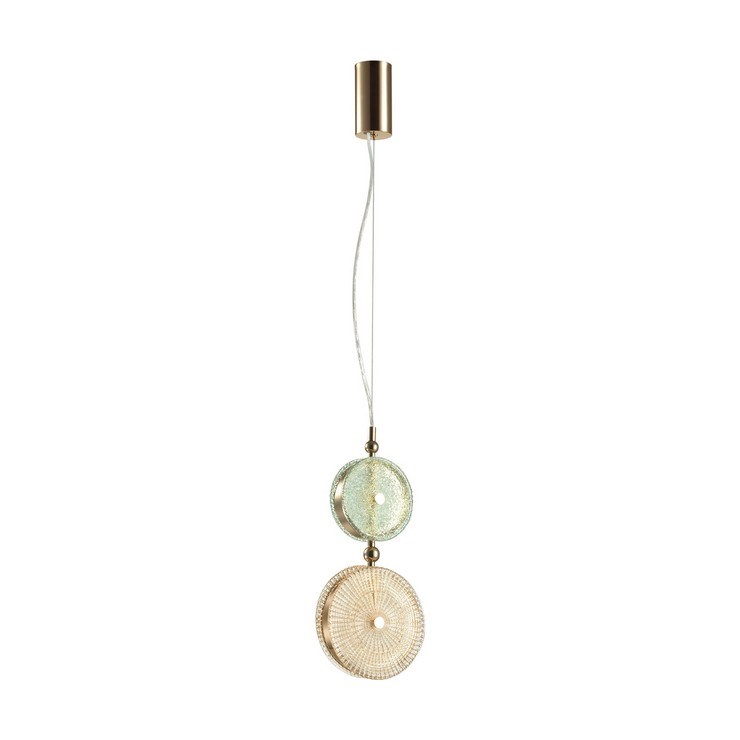 Светильник подвесной Lolly Pop Gold green/yellow