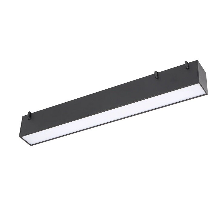 Светильник PLUSMINUS TEXTILE SYSTEM линейный Lines Black L323 mm
