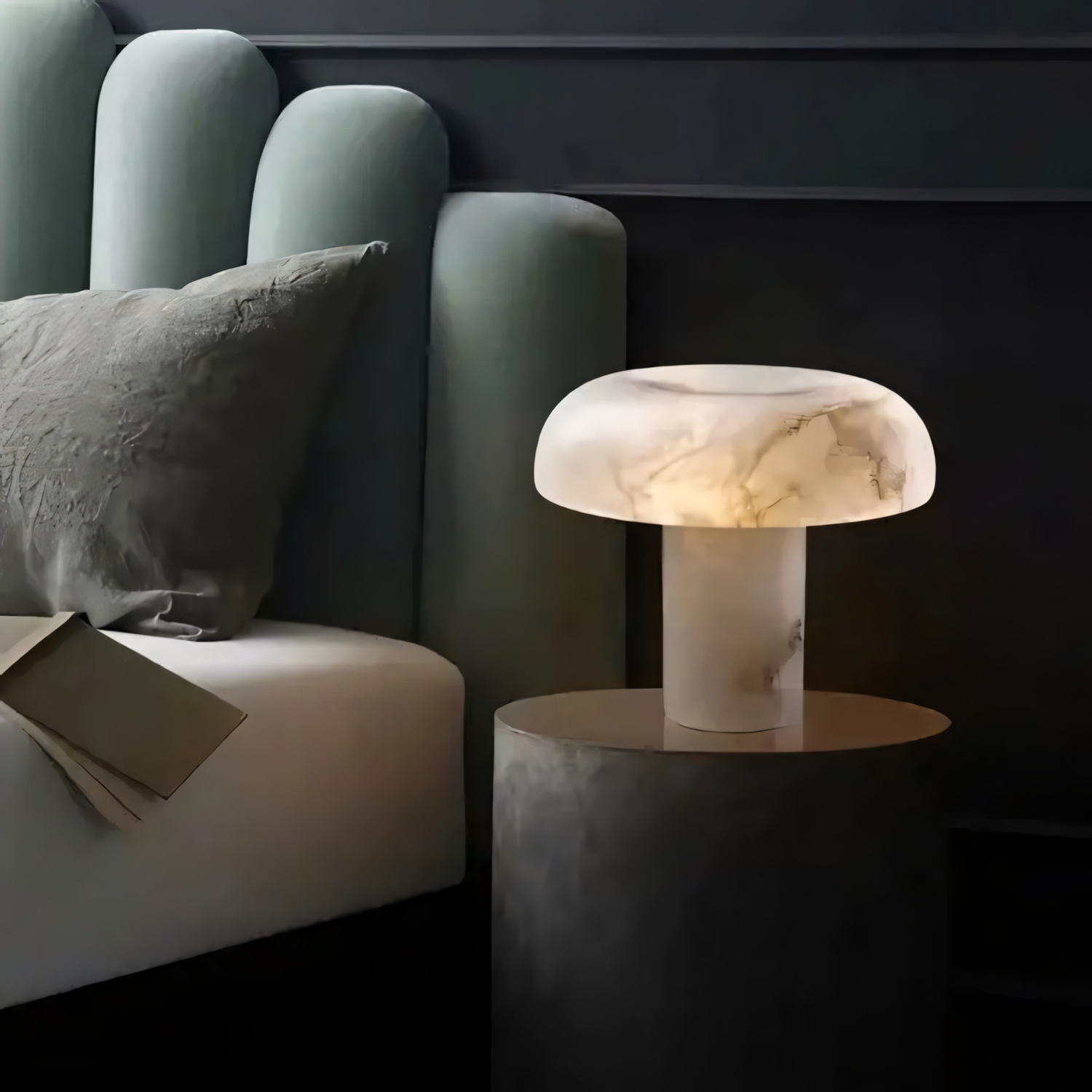 Настольная лампа Opaline marble lux