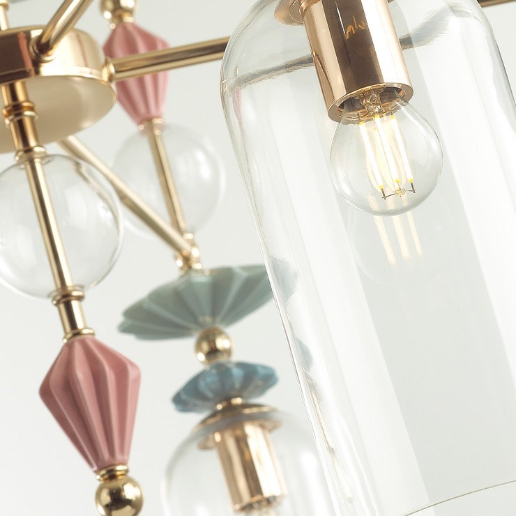 Люстра потолочная Caramelle D64 Pink