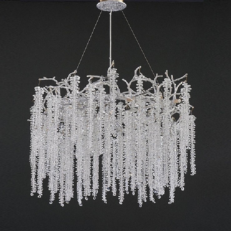 Люстра Sinfonia di Luce Silver Round D 100 см