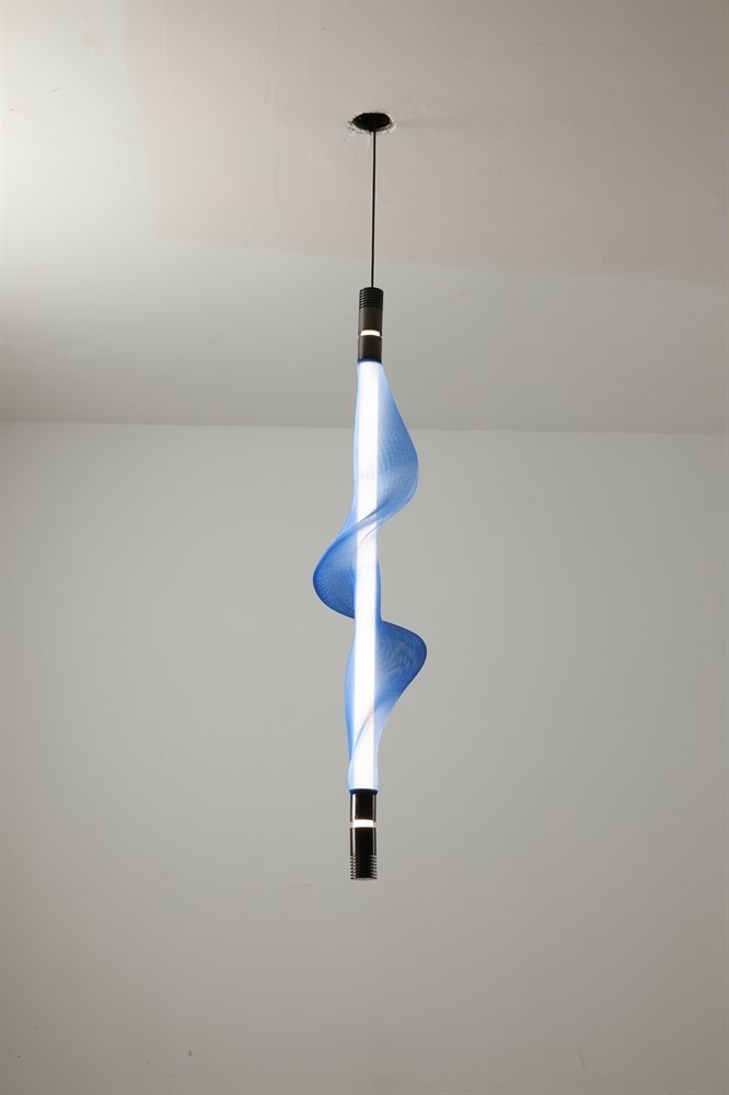 Светильник подвесной Vapour Vertical Blue H130
