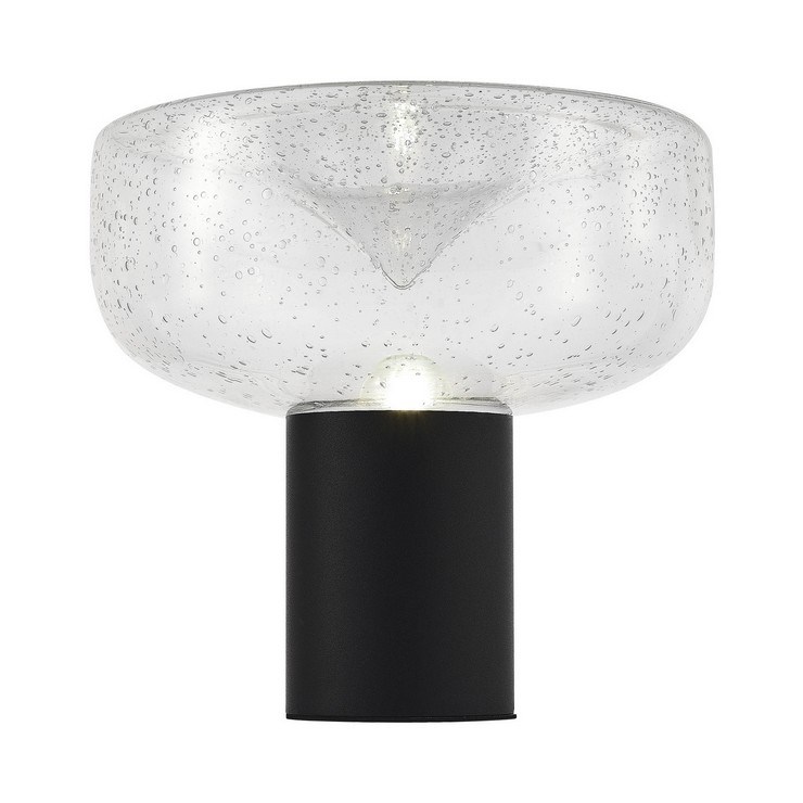 Настольная лампа Volcano Black/Transparent with bubbles