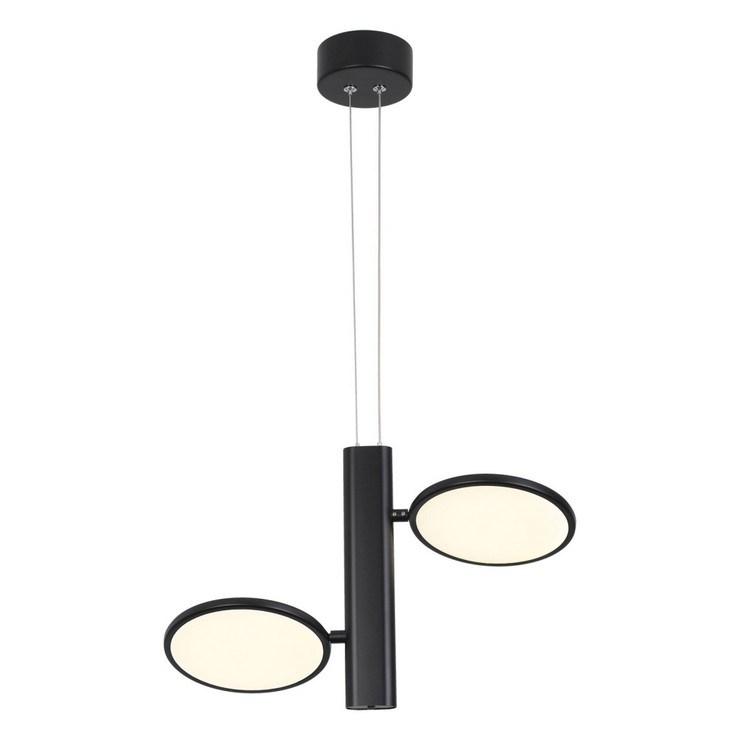Светильник double led black