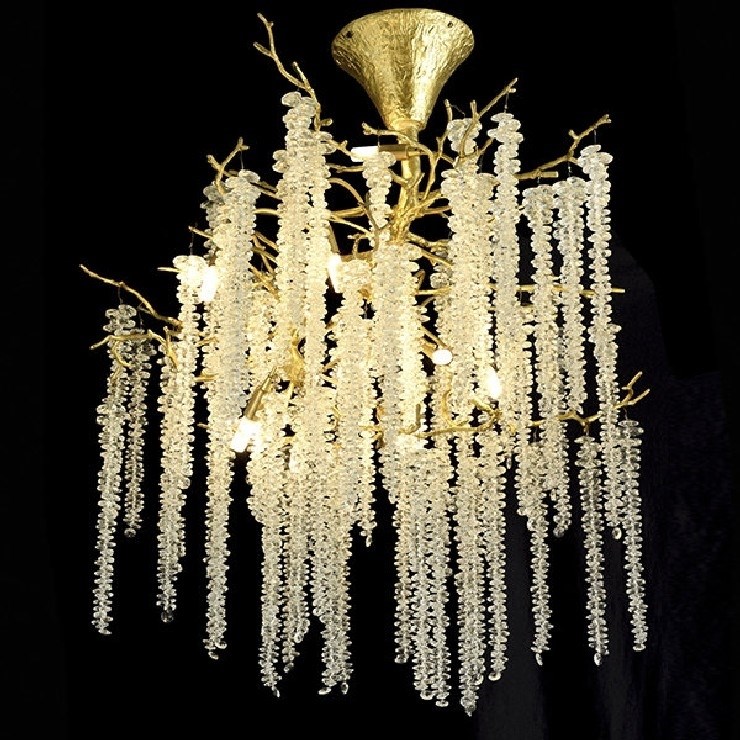 Люстра Sinfonia di Luce Gold Ceiling D 80 см