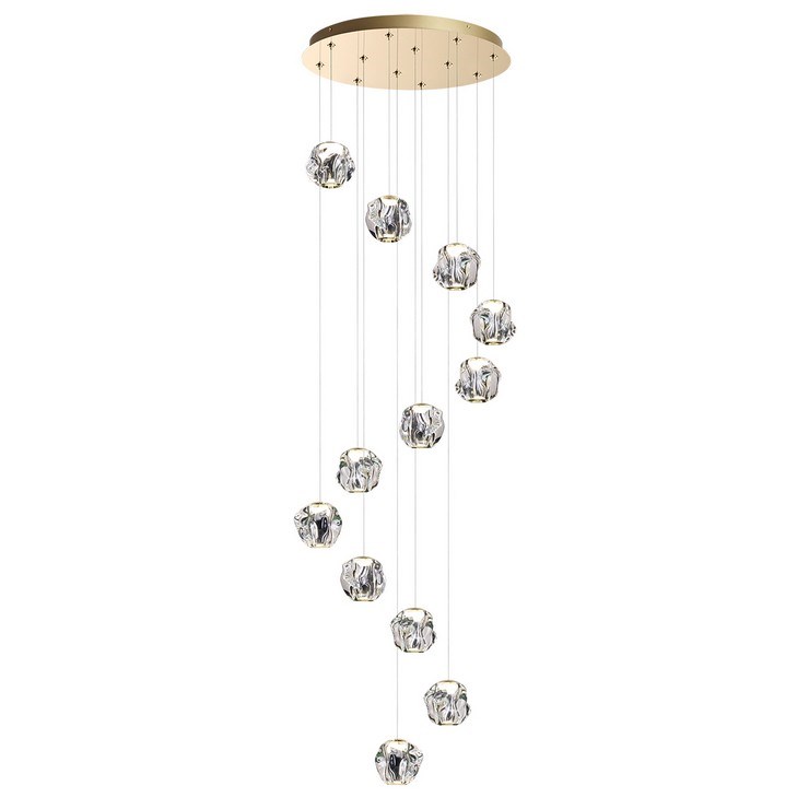 Люстра подвесная Iceberg D51 Gold