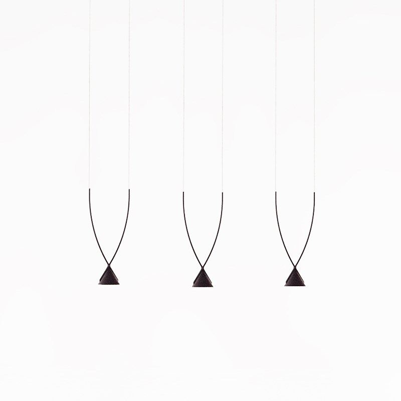 Светильник подвесной Jewel 3 Black в стиле Axo Light
