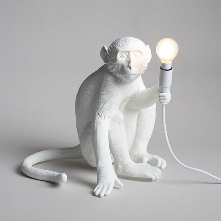 Настольная лампа Обезьяна Monkey Table Lamp  в стиле Seletti