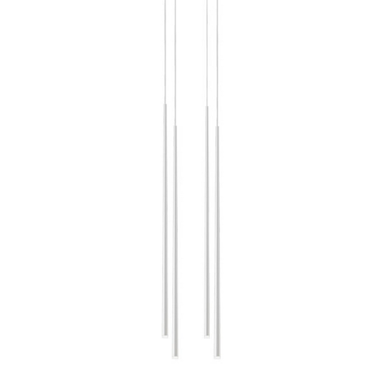 Люстра Slim 4 White Square в стиле Vibia