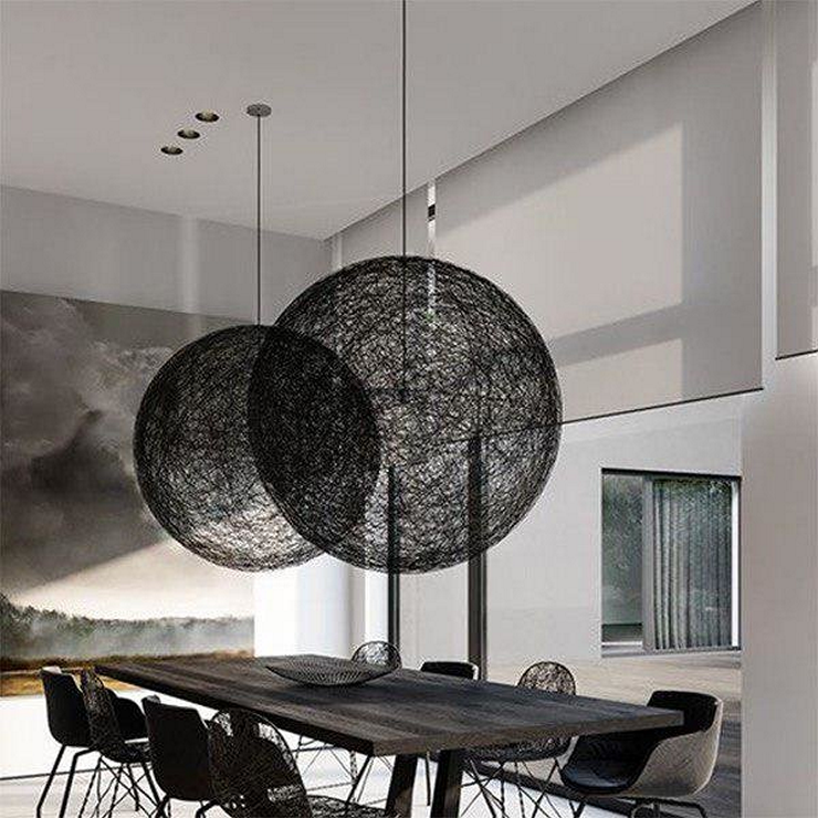 Люстра Random  Black D100 в стиле Moooi