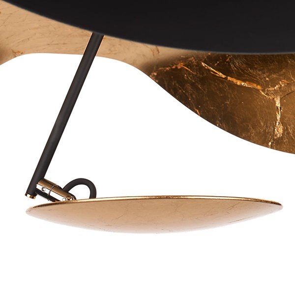 Подвесной светильник Lederam Manta S1 black-gold S в стиле Catellani & Smith