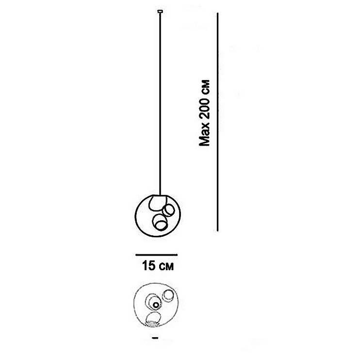 Светильник 28.1 Single Pendant в стиле Bocci