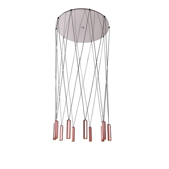 Люстра подвесная Brixton Cluster Copper 10