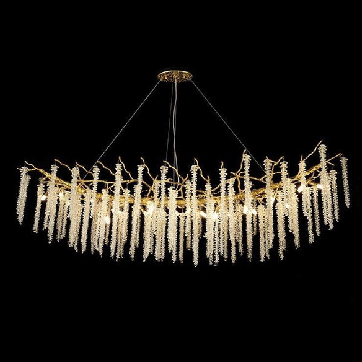 Люстра Sinfonia di Luce Gold Arco L 140 см