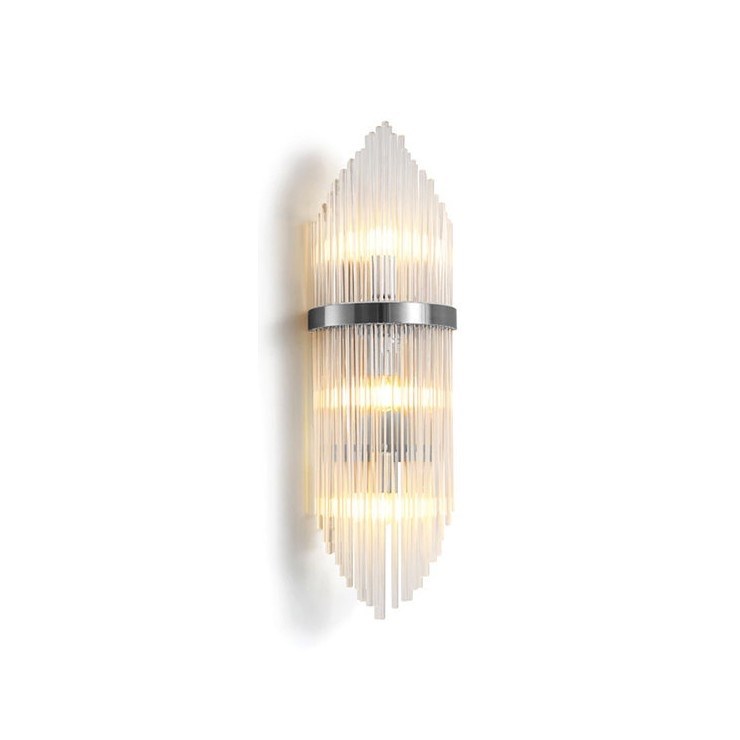 Бра Bacchetta Di Vetro H75 Zigzag Chrome