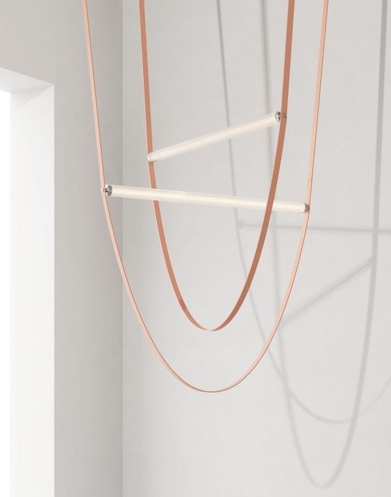 Люстра подвесная Wireline Double S+M в стиле Flos