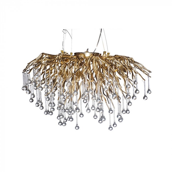 Люстра Droplet Chandelier Gold D80
