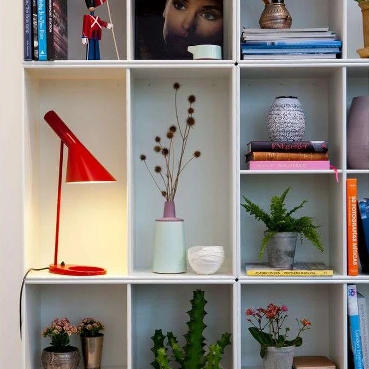 Лампа настольная AJ Table Red в стиле Arne Jacobsen
