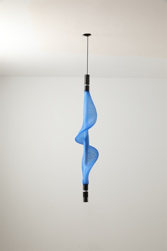 Светильник подвесной Vapour Vertical Blue H130