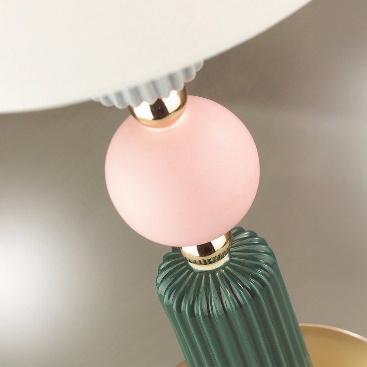 Лампа настольная Caramelle II Gray/Pink/Green