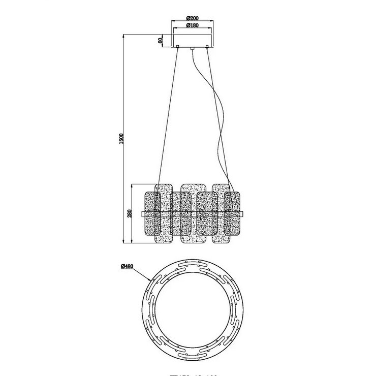 Люстра Dea D48 Chrome