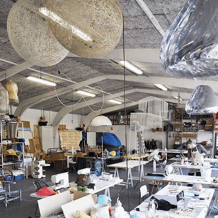 Люстра Random Linen D60 в стиле Moooi