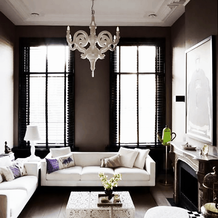 Люстра Paper Chandelier  Диаметр 90 см / Высота 110 см Белый в стиле Moooi