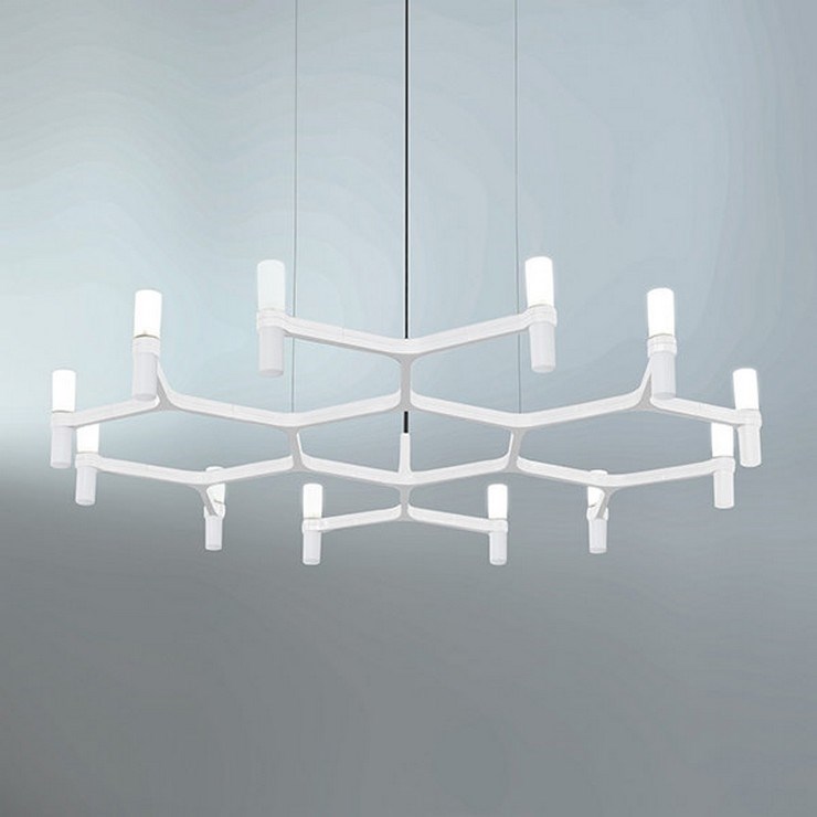 Люстра Crown Plana Mega White L110 в стиле Nemo