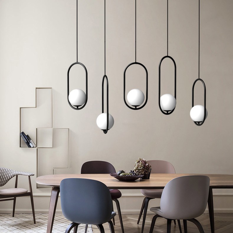 Светильник подвесной HOOP тип B black