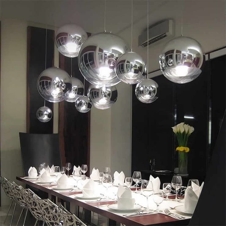 Люстра Mirror Ball II D15/25/30 в стиле Tom Dixon