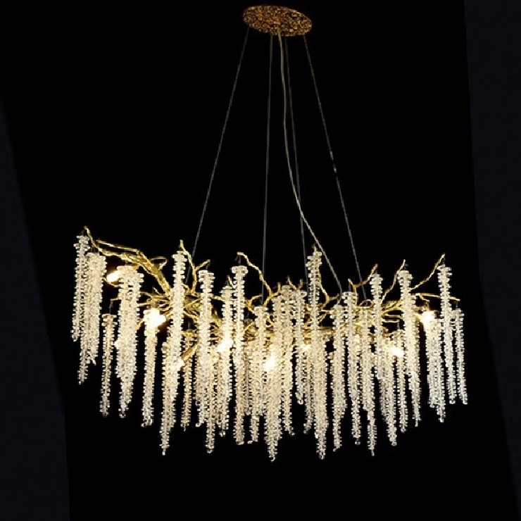 Люстра Sinfonia di Luce Gold Arco L 140 см