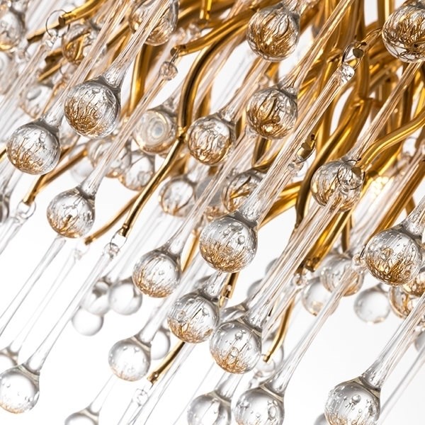 Люстра Droplet Chandelier Gold L120