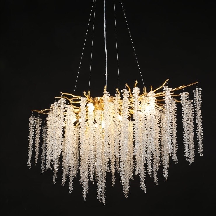 Люстра Sinfonia di Luce Gold Long L 160 см