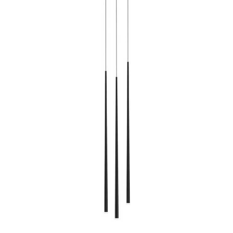 Люстра Slim 3 Black в стиле Vibia