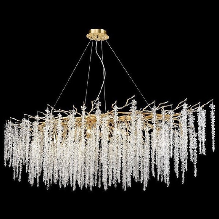 Люстра Sinfonia di Luce Gold Long L 140 см
